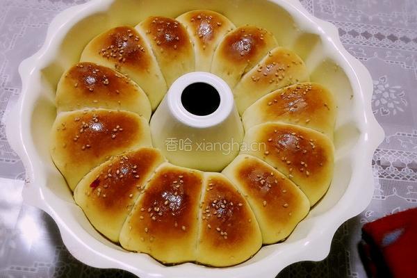淡奶油豆沙面包的做法图解11