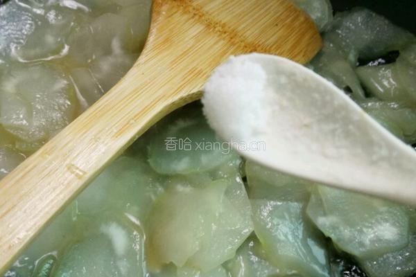 素炒菜头的做法图解7