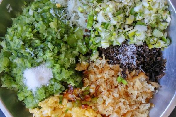 芹菜素饺子的做法图解9