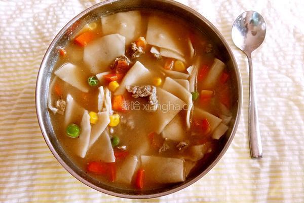 羊肉面片的做法图解10