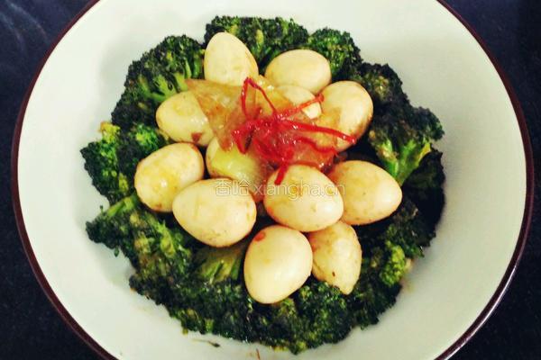 团团圆圆一一西蓝花抱蛋的做法图解10