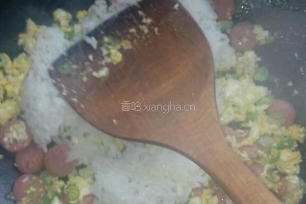 大虾炒饭的做法图解5