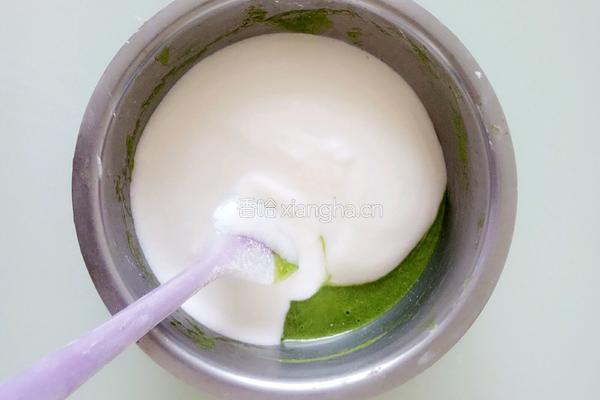 菠菜蛋糕（蒸）的做法图解17