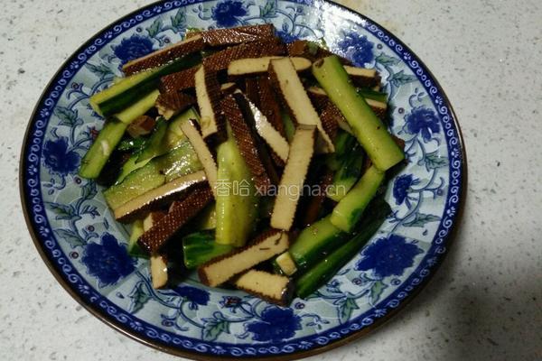 凉拌黄瓜豆腐干的做法图解14