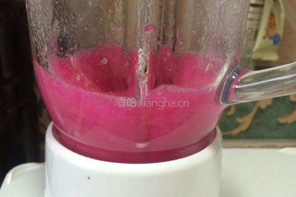 火龙果饺子的做法图解4