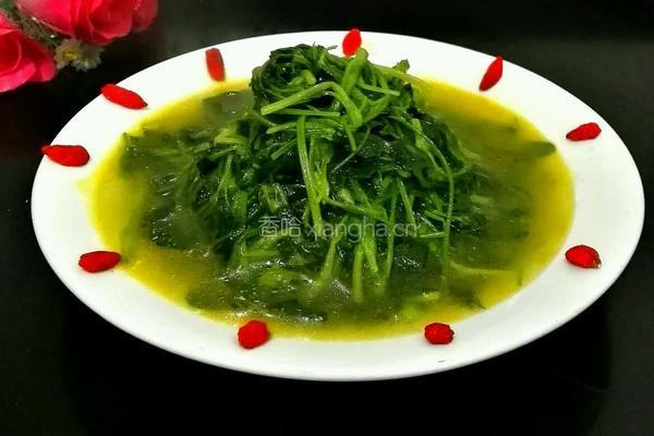 上汤金花菜的做法图解5