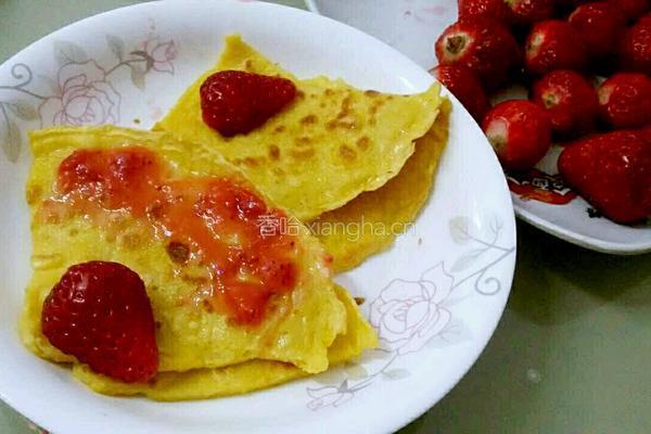草莓可丽饼的做法图解11