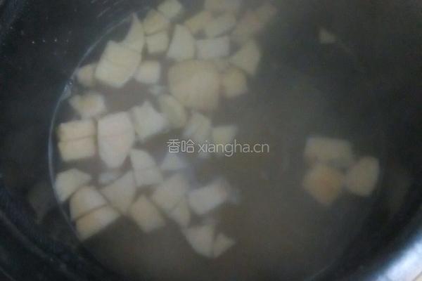 苹果小米粥的做法图解3
