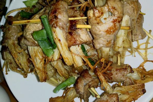 金针菇肉卷的做法图解4