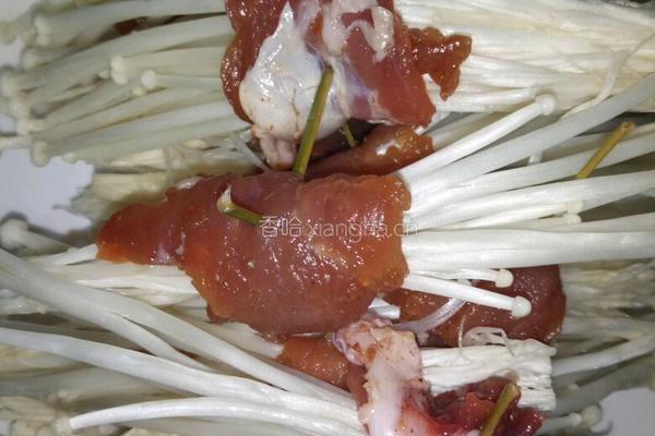 金针菇肉卷的做法图解3