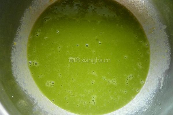 菠菜奶油裸蛋糕的做法图解4