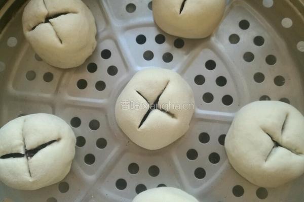 豆沙馒头的做法图解5