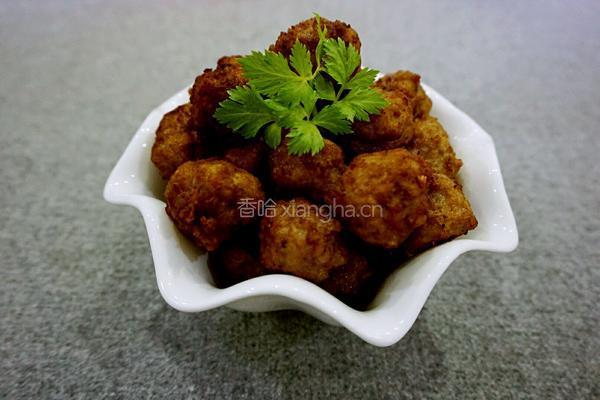 油炸小肉丸的做法图解9