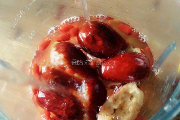 花生枸杞红枣豆浆的做法图解7