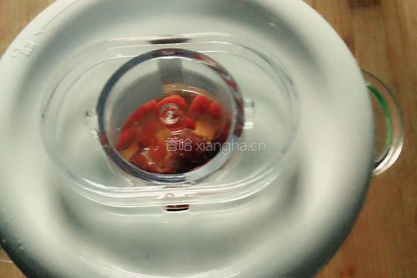 花生枸杞红枣豆浆的做法图解8