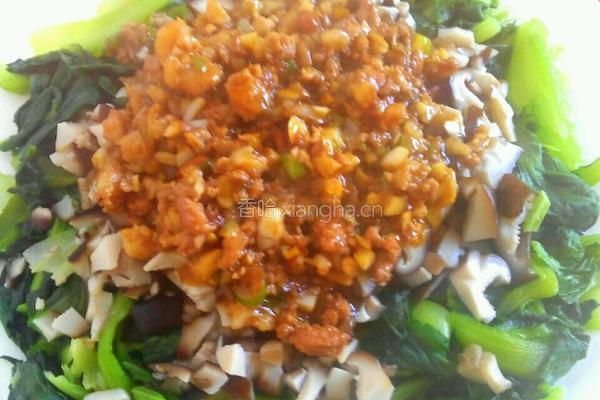 香茹扒油菜的做法图解10