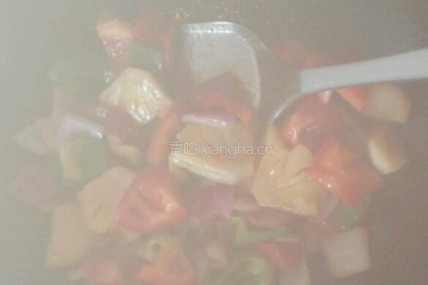 菠萝咕噜肉的做法图解4