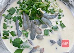 韭菜鸡蛋虾仁饼的做法图解5