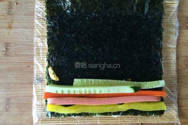 肉松火腿寿司的做法图解13