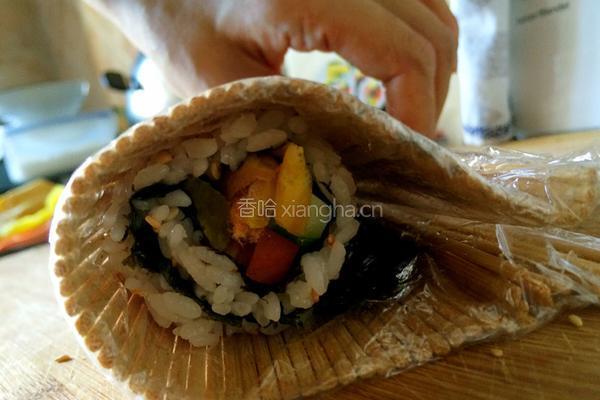 肉松火腿寿司的做法图解18