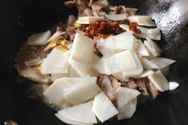 萝卜炖牛筋肉的做法图解7