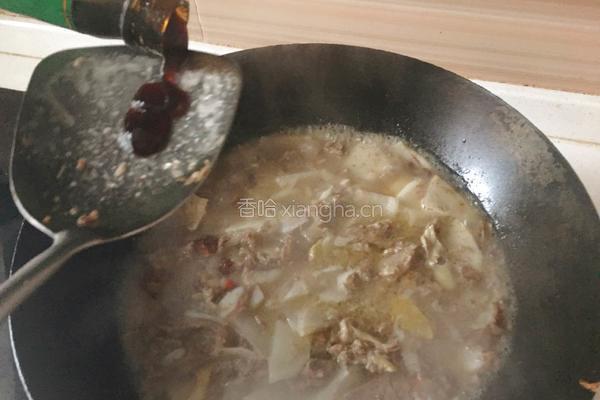 萝卜炖牛筋肉的做法图解10