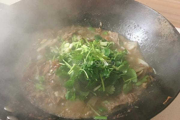 萝卜炖牛筋肉的做法图解13