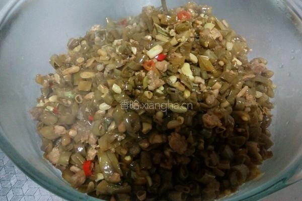 肉末酸豇豆的做法图解13