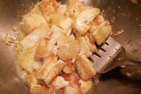 煎鸡蛋豆腐的做法图解5