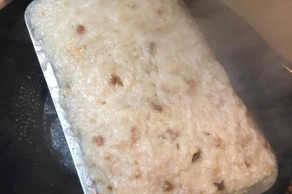 虾米腊味萝卜糕的做法图解8