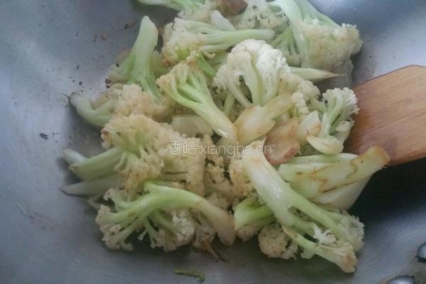 干煸有机菜花的做法图解7