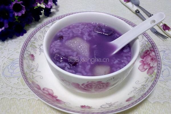 紫薯糯米山药粥的做法图解8