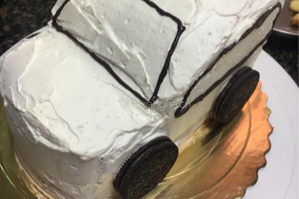 汽车生日蛋糕的做法图解12