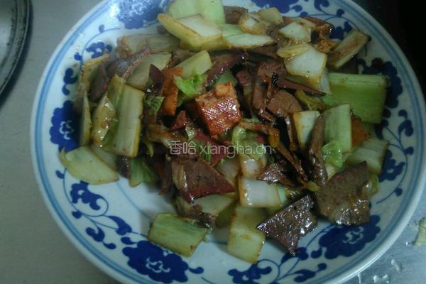 牛肝白菜小炒