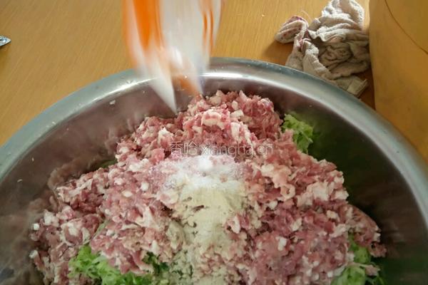 萝卜肉包子馅的做法图解6