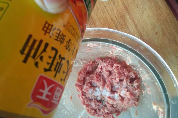 小白菜汆丸子的做法图解4