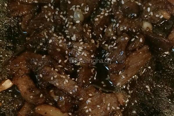 爆香牛肉的做法图解3