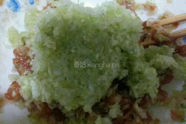 白菜猪肉肉饼的做法图解5