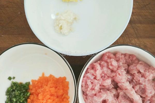 肉末粉丝娃娃菜的做法图解2