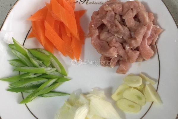 肉炒竹笋的做法图解2