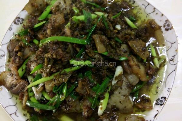 咸菜蒜苗回锅肉的做法图解8
