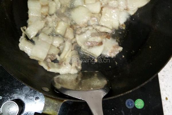 咸菜蒜苗回锅肉的做法图解4