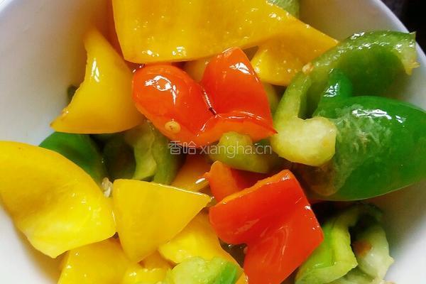 青椒栗子鸡的做法图解8