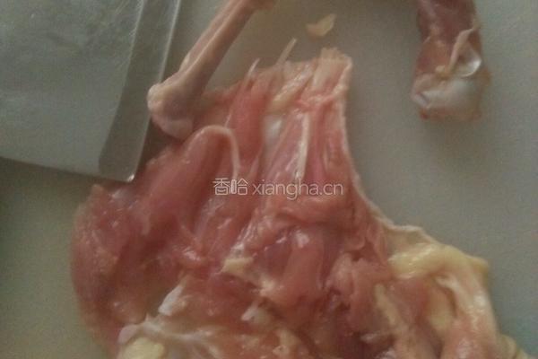 烤鸡肉卷的做法图解1
