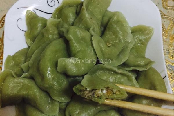 牛油果皮的香菇虾仁饺子的做法图解7