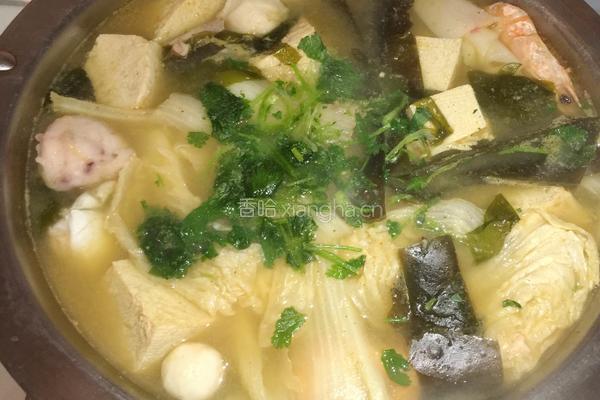 韩式海鲜大酱汤的做法图解8