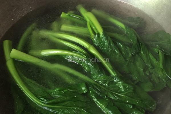盐水菜心的做法图解2