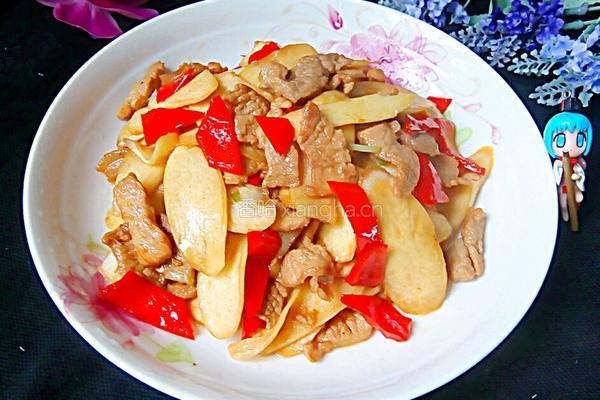 茭白肉片的做法图解9