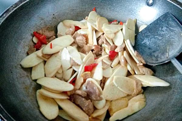 茭白肉片的做法图解7