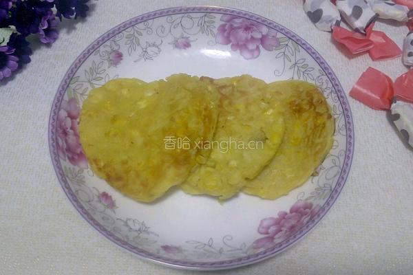 玉米粒煎饼的做法图解8
